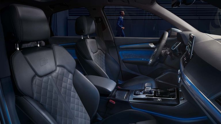 Foto del interior del Audi SQ5 Sportback. 